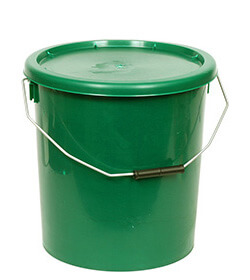 Green Round Plastic Bucket
