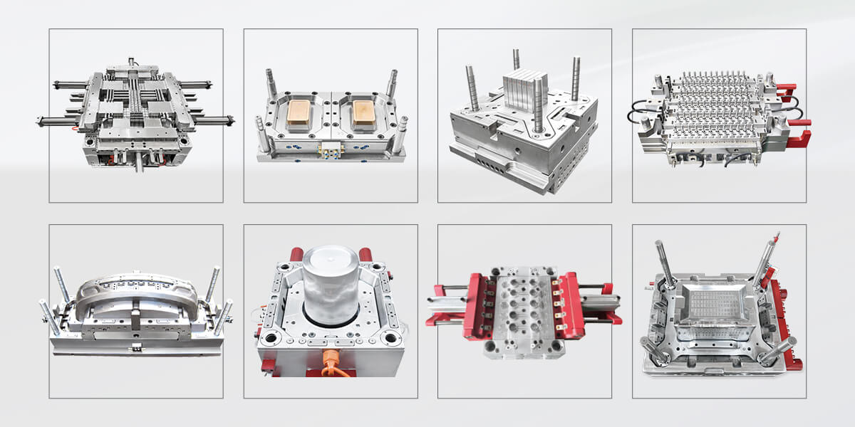 Many types of molds