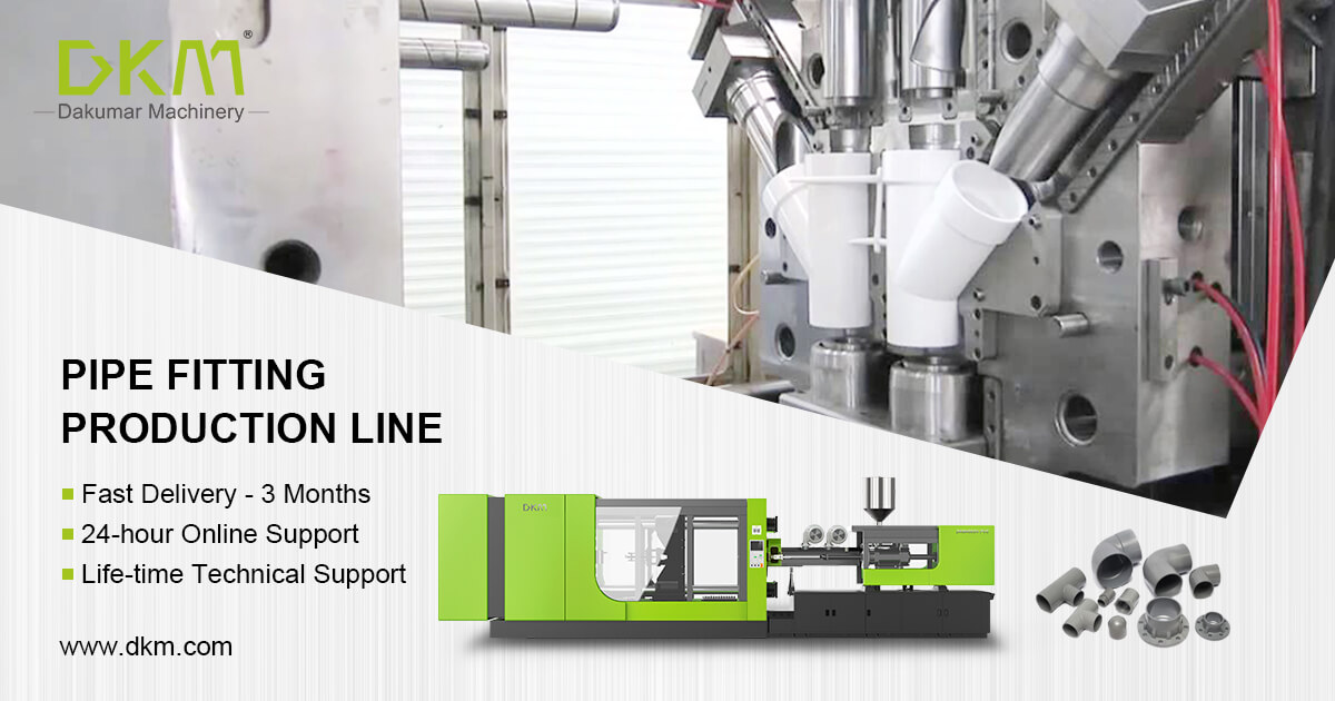 Pipe Fitting Making Machine|Plastic Injection Molding Machine-DKM