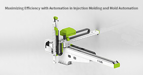 robotic system in ijnection molding 