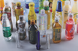 various plastic bottles