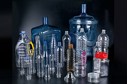 various plastic bottles molding